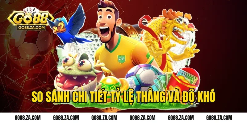 So Sánh Chi Tiết Tỷ Lệ Thắng Và Độ Khó